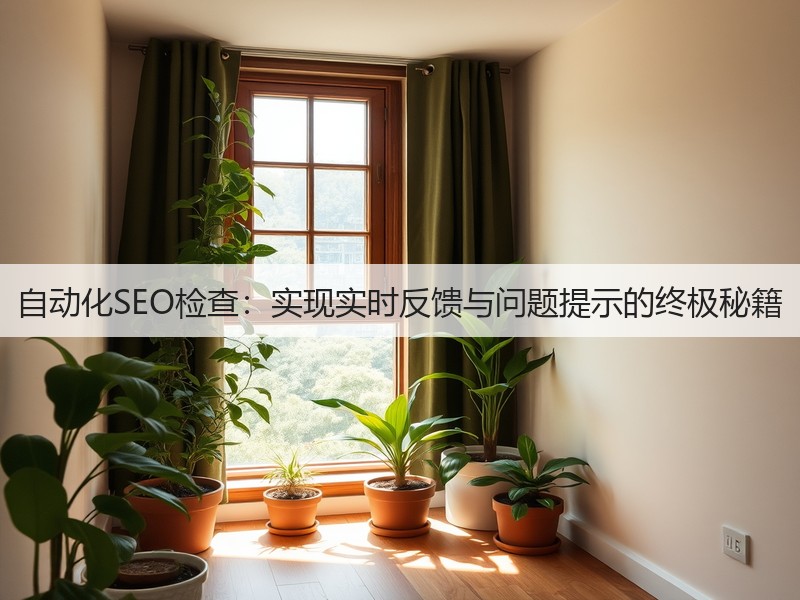 自动化SEO检查:实现实时反馈与问题提示的终极秘籍(图2) 自动化SEO检查:实现实时反馈与问题提示的终极秘籍(图2)