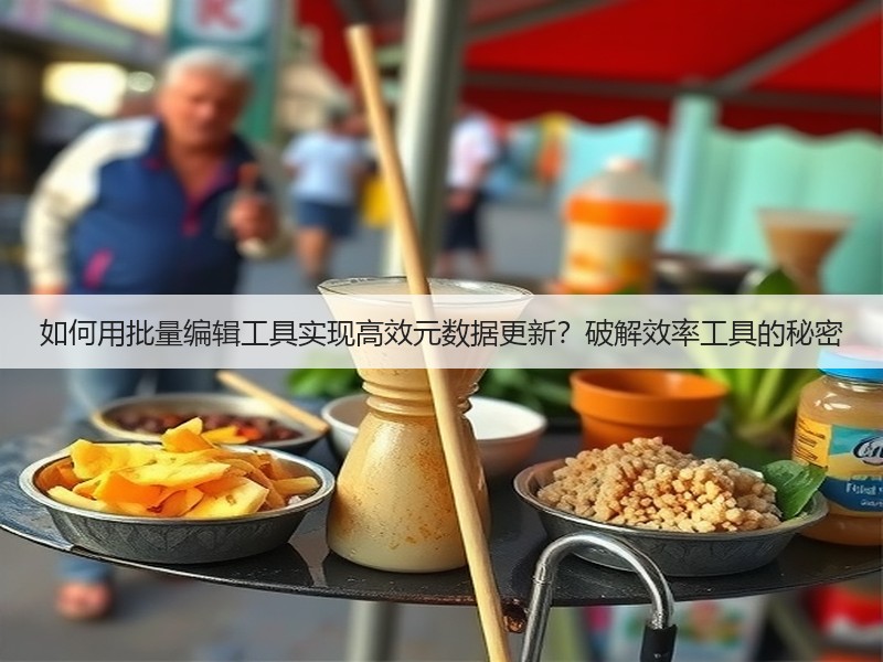 如何用批量编辑工具实现高效元数据更新?破解效率工具的秘密(图1) 如何用批量编辑工具实现高效元数据更新?破解效率工具的秘密(图1)
