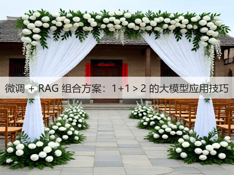 微调 + RAG 组合方案：1+1＞2 的大模型应用技巧(图1)