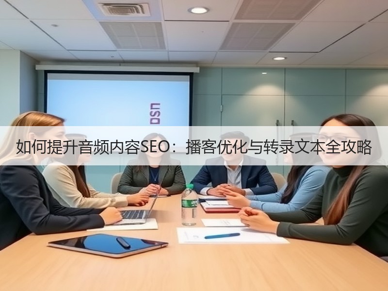 如何提升音频内容SEO：播客优化与转录文本全攻略