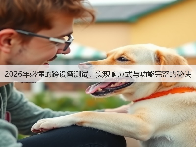 2026年必懂的跨设备测试:实现响应式与功能完整的秘诀(图3) 2026年必懂的跨设备测试:实现响应式与功能完整的秘诀(图3)