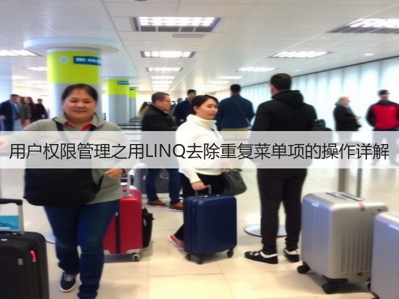 用户权限管理之用LINQ去除重复菜单项的操作详解(图3)