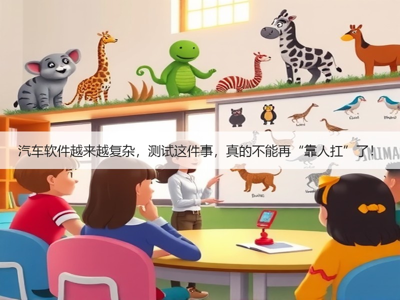 汽车软件越来越复杂，测试这件事，真的不能再“靠人扛”了！