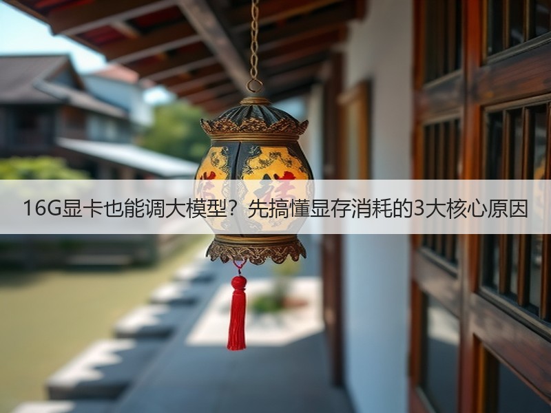16G显卡也能调大模型？先搞懂显存消耗的3大核心原因