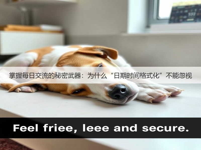 掌握每日交流的秘密武器:为什么“日期时间格式化”不能忽视(图2) 掌握每日交流的秘密武器:为什么“日期时间格式化”不能忽视(图2)