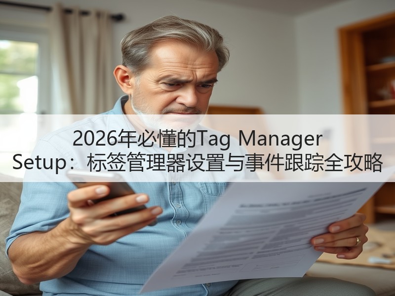 2026年必懂的Tag Manager Setup：标签管理器设置与事件跟踪全攻略