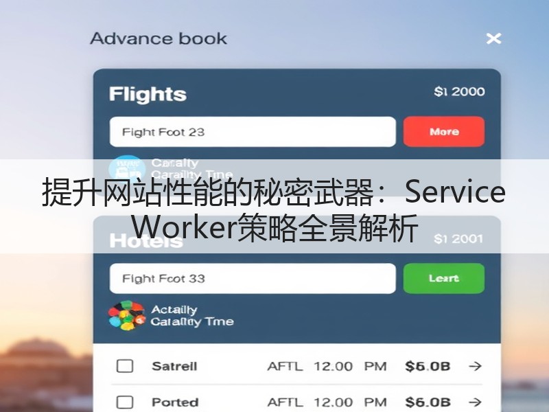 提升网站性能的秘密武器:Service Worker策略全景解析(图2) 提升网站性能的秘密武器:Service Worker策略全景解析(图2)