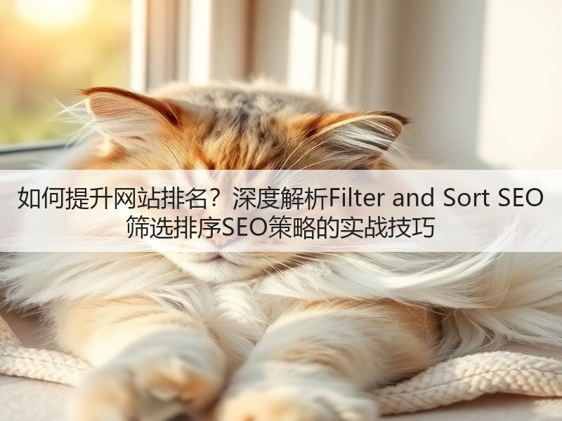 如何提升网站排名？深度解析Filter and Sort SEO 筛选排序SEO策略的实战技巧(图2)