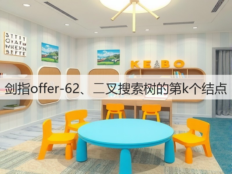 剑指offer-62、⼆叉搜索树的第k个结点(图3)