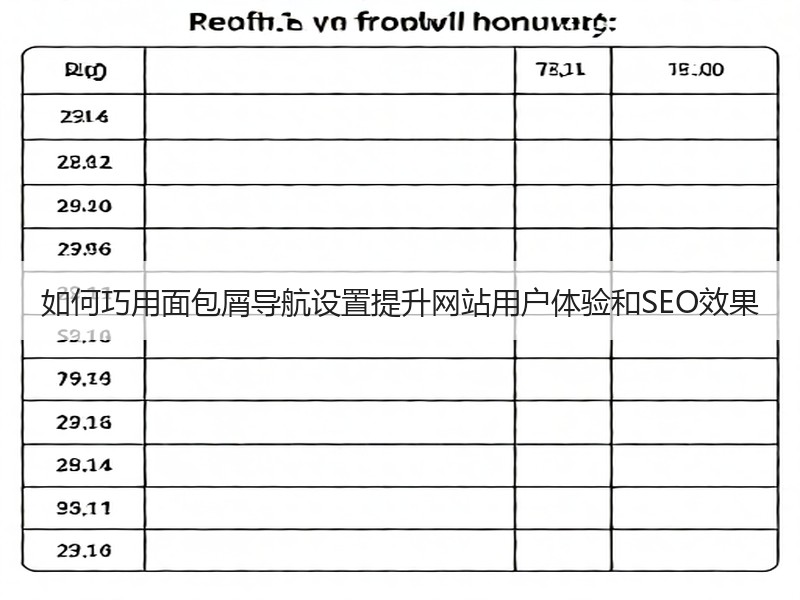 如何巧用面包屑导航设置提升网站用户体验和SEO效果