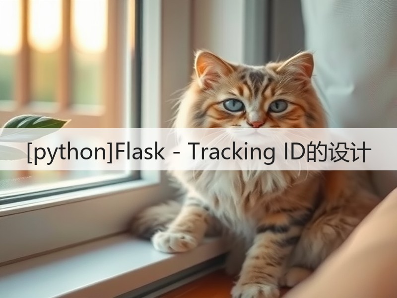 [python]Flask - Tracking ID的设计(图1)