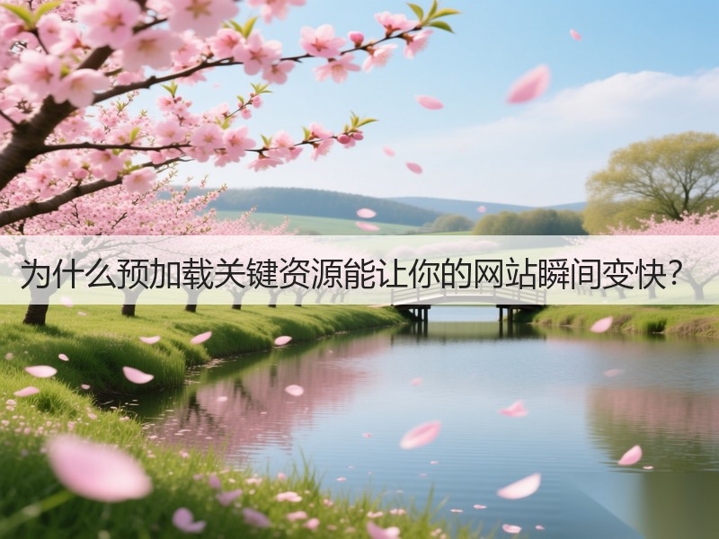 为什么预加载关键资源能让你的网站瞬间变快？(图2)