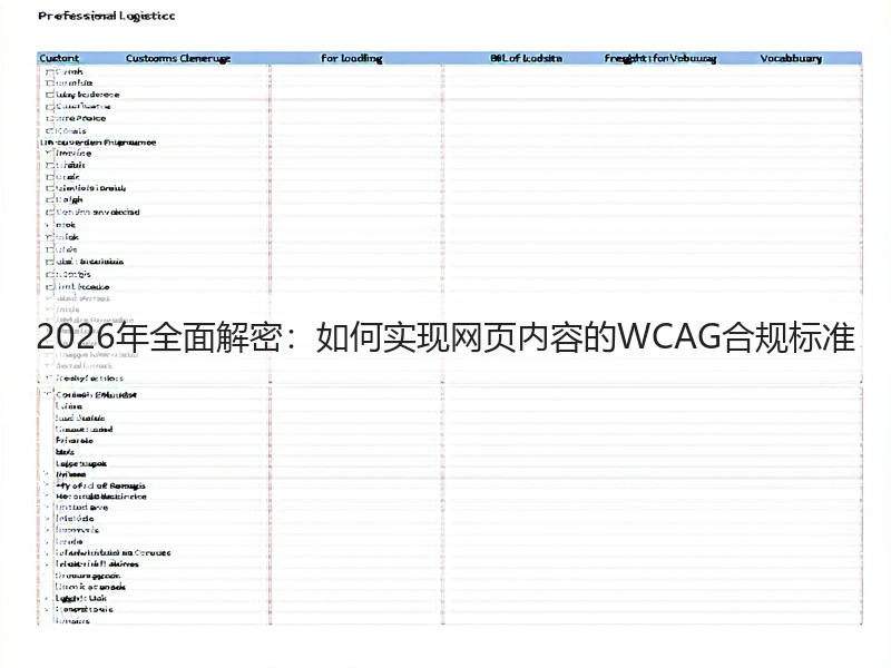 2026年全面解密：如何实现网页内容的WCAG合规标准(图3)