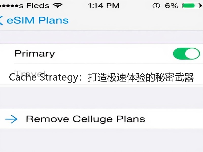 Cache Strategy：打造极速体验的秘密武器