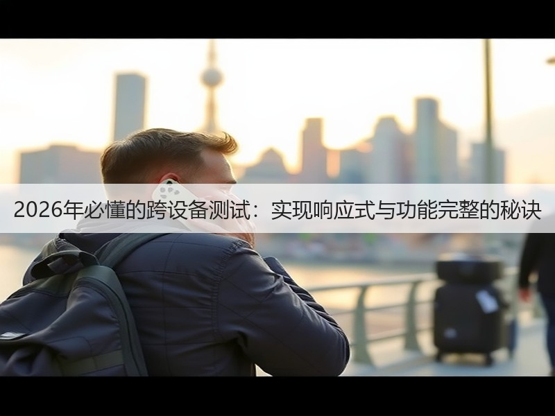 2026年必懂的跨设备测试:实现响应式与功能完整的秘诀(图3) 2026年必懂的跨设备测试:实现响应式与功能完整的秘诀(图3)