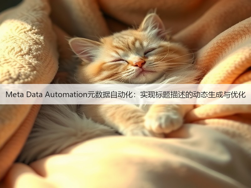 Meta Data Automation元数据自动化:实现标题描述的动态生成与优化(图3) Meta Data Automation元数据自动化:实现标题描述的动态生成与优化(图3)