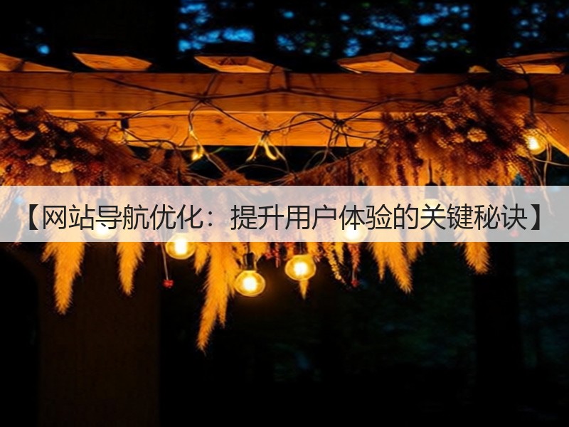 【网站导航优化：提升用户体验的关键秘诀】(图2)