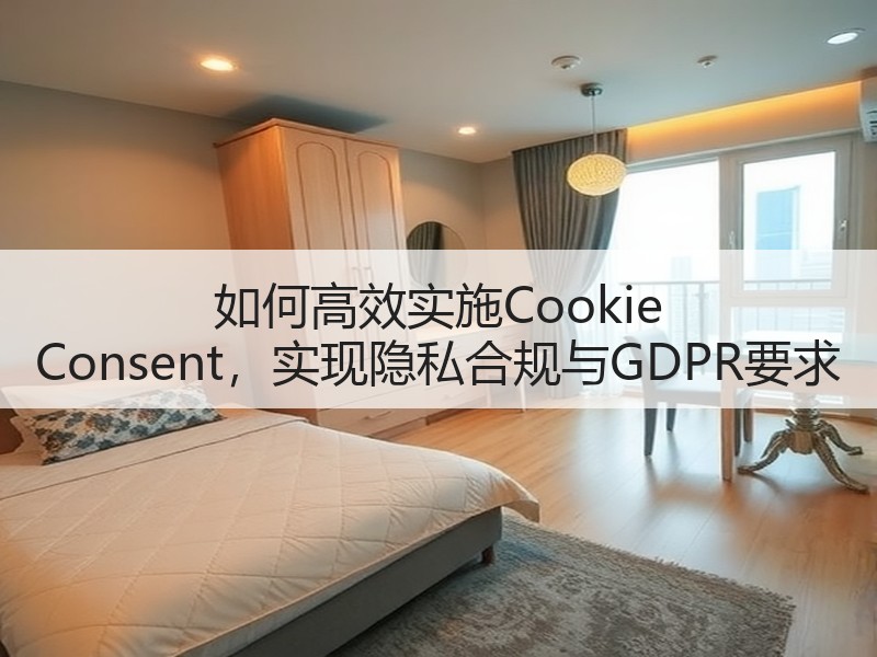 如何高效实施Cookie Consent，实现隐私合规与GDPR要求