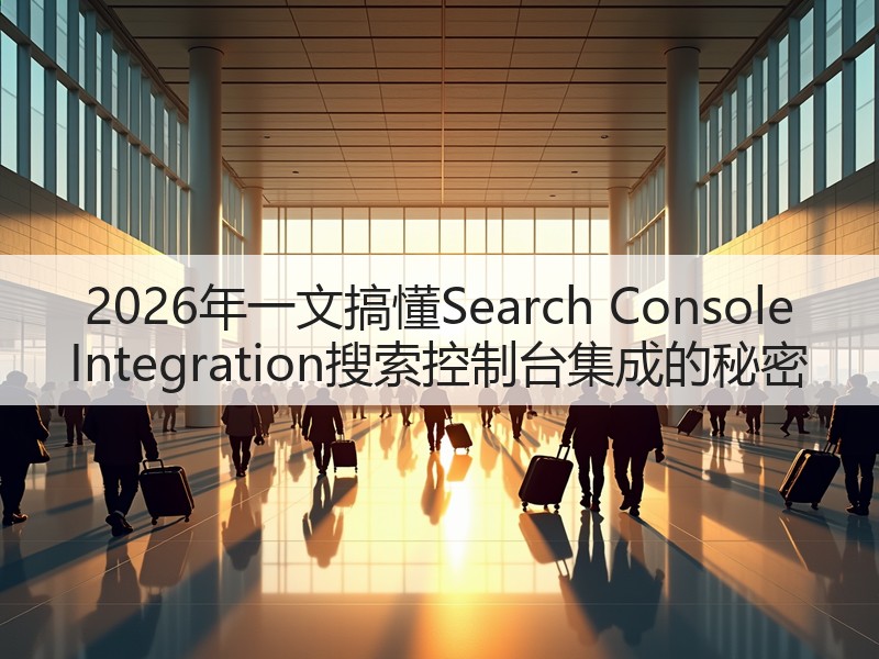 2026年一文搞懂Search Console Integration搜索控制台集成的秘密(图3)