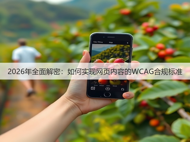 2026年全面解密:如何实现网页内容的WCAG合规标准(图3) 2026年全面解密:如何实现网页内容的WCAG合规标准(图3)