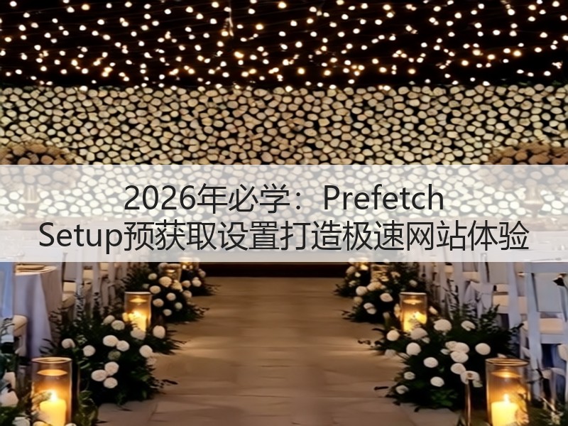 2026年必学:Prefetch Setup预获取设置打造极速网站体验(图2) 2026年必学:Prefetch Setup预获取设置打造极速网站体验(图2)