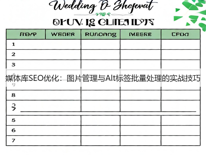 媒体库SEO优化：图片管理与Alt标签批量处理的实战技巧(图3)