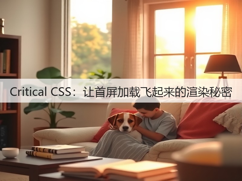 Critical CSS:让首屏加载飞起来的渲染秘密(图3) Critical CSS:让首屏加载飞起来的渲染秘密(图3)