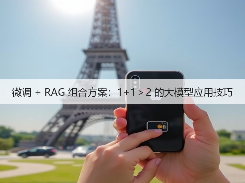 微调 + RAG 组合方案：1+1＞2 的大模型应用技巧