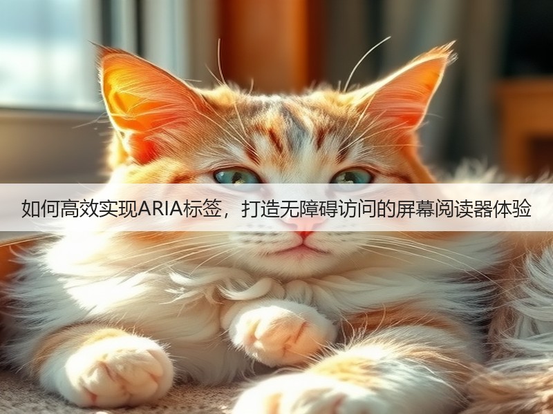 如何高效实现ARIA标签，打造无障碍访问的屏幕阅读器体验(图3)