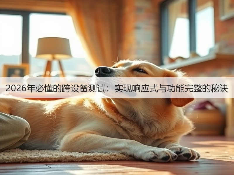 2026年必懂的跨设备测试：实现响应式与功能完整的秘诀(图2)