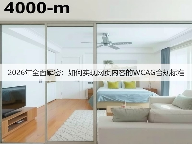 2026年全面解密：如何实现网页内容的WCAG合规标准(图3)