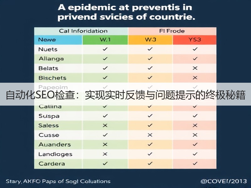 自动化SEO检查：实现实时反馈与问题提示的终极秘籍(图3)