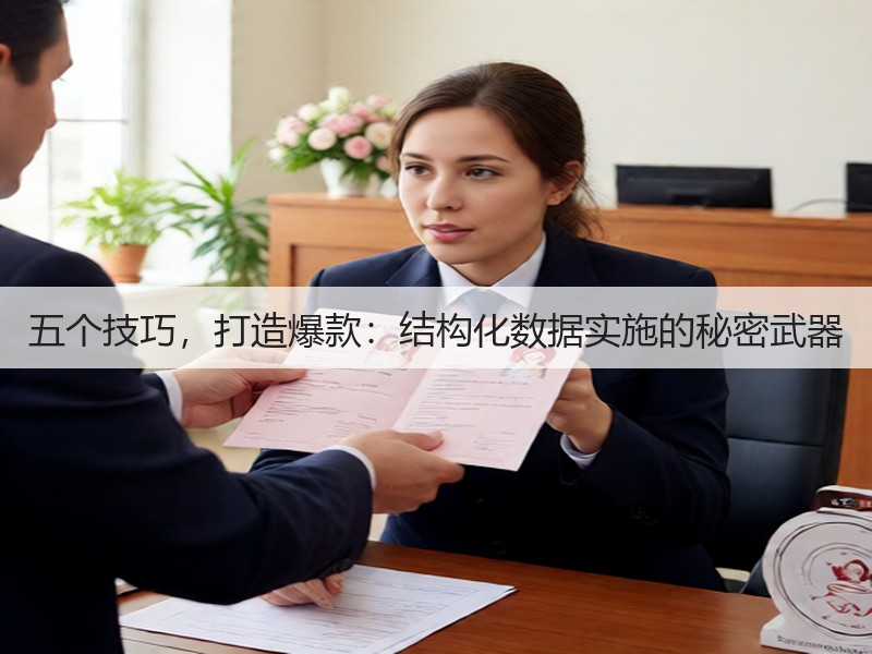 五个技巧,打造爆款:结构化数据实施的秘密武器(图3) 五个技巧,打造爆款:结构化数据实施的秘密武器(图3)