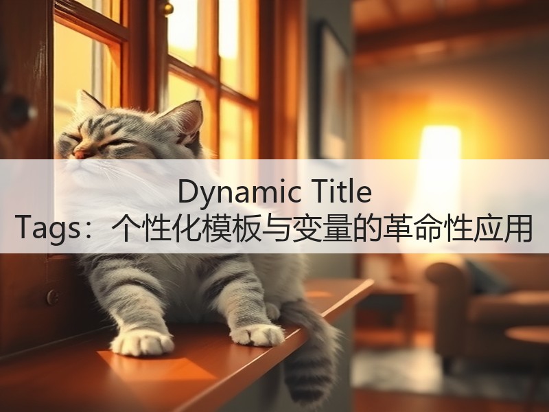 Dynamic Title Tags：个性化模板与变量的革命性应用(图2)