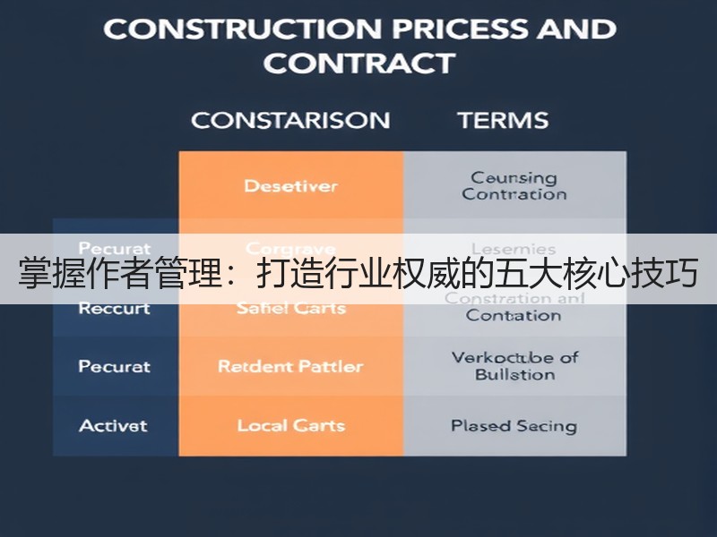 掌握作者管理:打造行业权威的五大核心技巧(图3) 掌握作者管理:打造行业权威的五大核心技巧(图3)