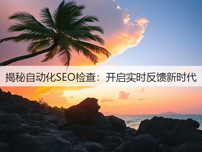 揭秘自动化SEO检查:开启实时反馈新时代(图2) 揭秘自动化SEO检查:开启实时反馈新时代(图2)