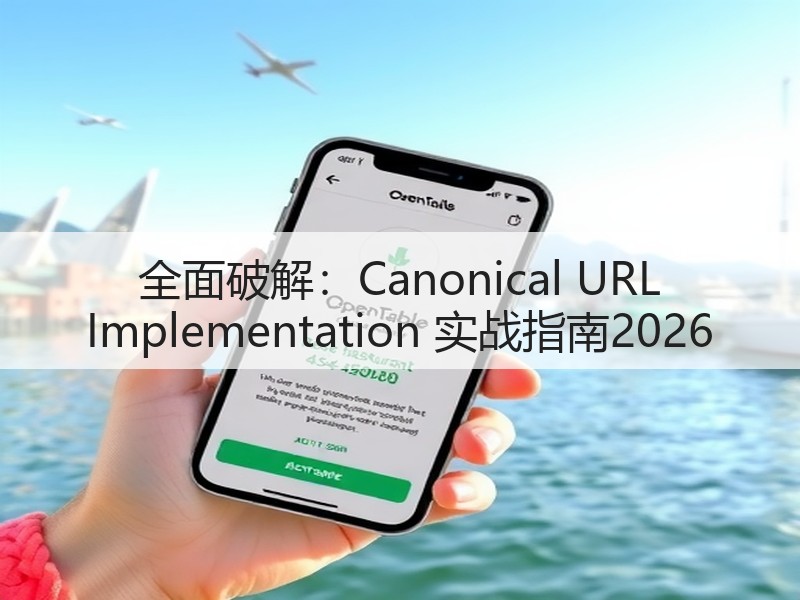 全面破解：Canonical URL Implementation 实战指南2026(图3)