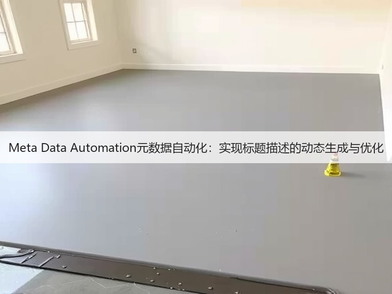 Meta Data Automation元数据自动化:实现标题描述的动态生成与优化(图3) Meta Data Automation元数据自动化:实现标题描述的动态生成与优化(图3)