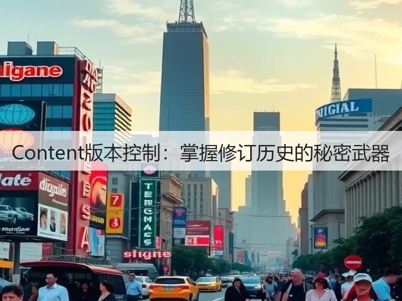 Content版本控制:掌握修订历史的秘密武器(图2) Content版本控制:掌握修订历史的秘密武器(图2)