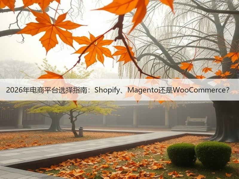 2026年电商平台选择指南：Shopify、Magento还是WooCommerce？
