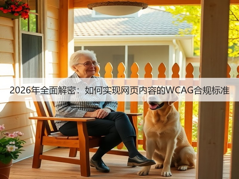 2026年全面解密：如何实现网页内容的WCAG合规标准