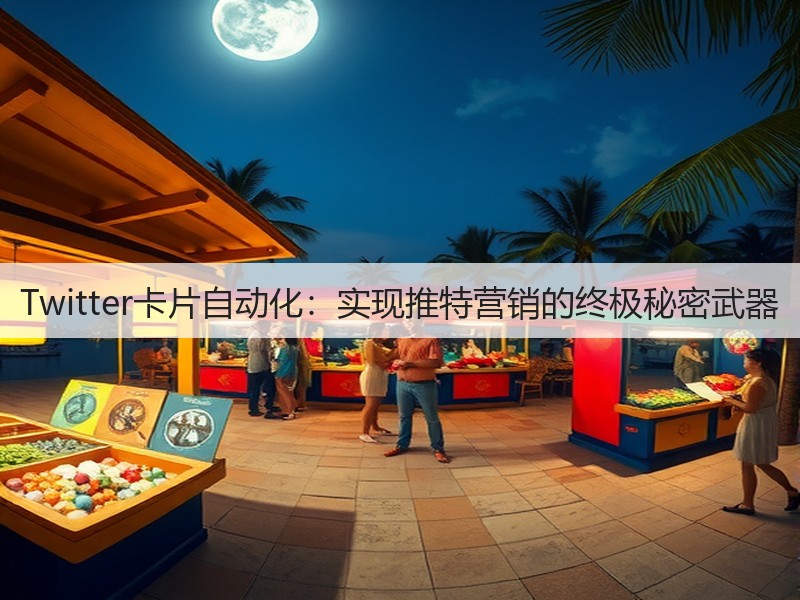 Twitter卡片自动化:实现推特营销的终极秘密武器(图2) Twitter卡片自动化:实现推特营销的终极秘密武器(图2)