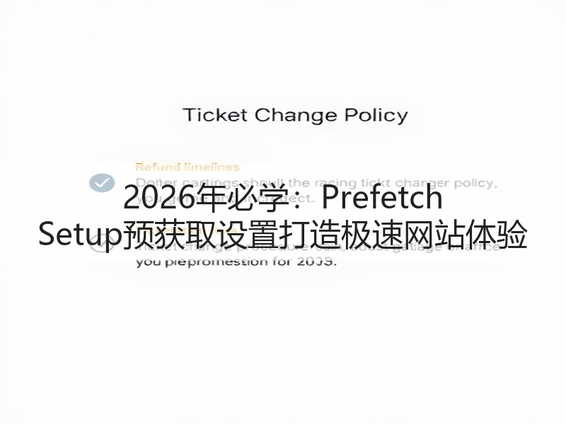 2026年必学：Prefetch Setup预获取设置打造极速网站体验(图3)