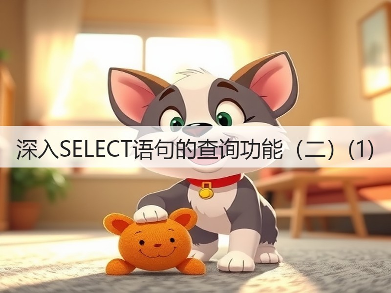 深入SELECT语句的查询功能（二）(1)(图2)