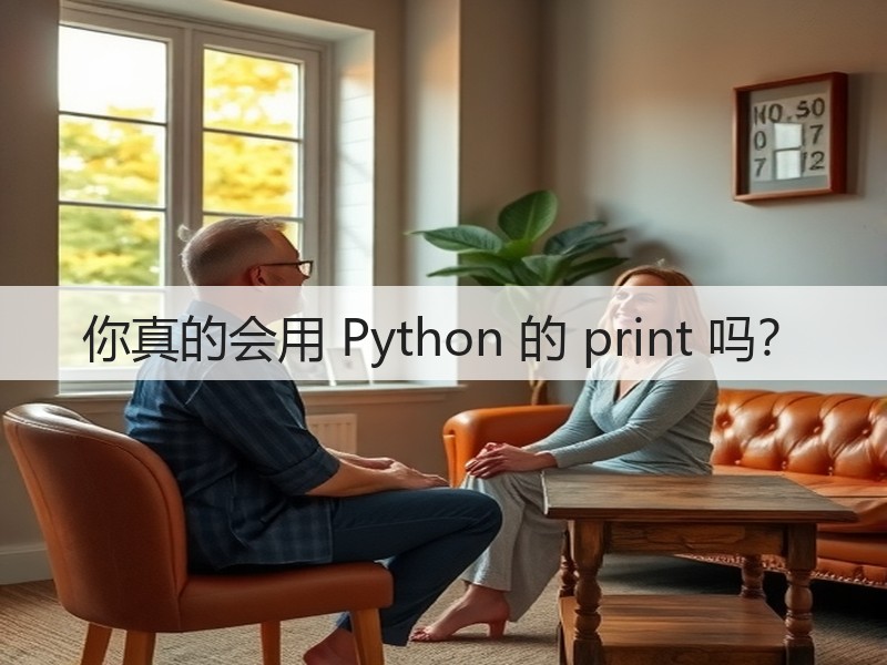 你真的会用 Python 的 print 吗？(图1)