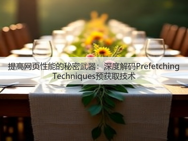 提高网页性能的秘密武器：深度解码Prefetching Techniques预获取技术(图2)