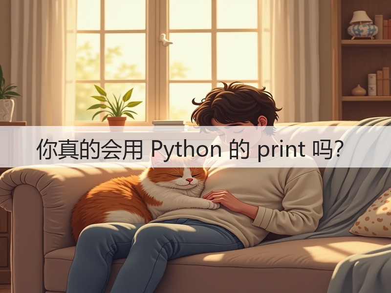 你真的会用 Python 的 print 吗?(图3) 你真的会用 Python 的 print 吗?(图3)