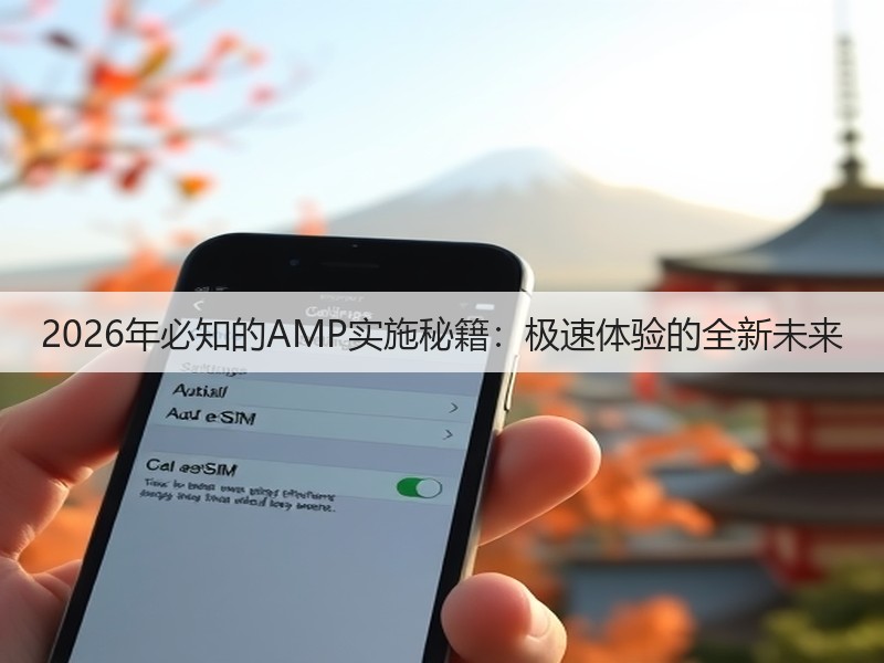 2026年必知的AMP实施秘籍:极速体验的全新未来(图3) 2026年必知的AMP实施秘籍:极速体验的全新未来(图3)