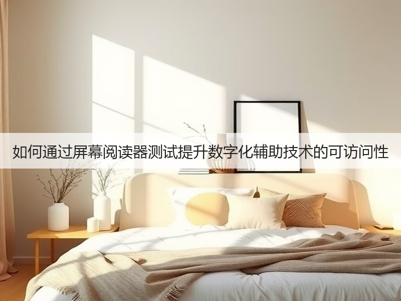 如何通过屏幕阅读器测试提升数字化辅助技术的可访问性(图2)