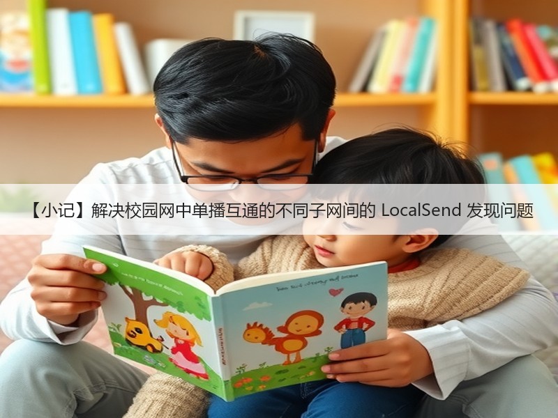 【小记】解决校园网中单播互通的不同子网间的 LocalSend 发现问题
